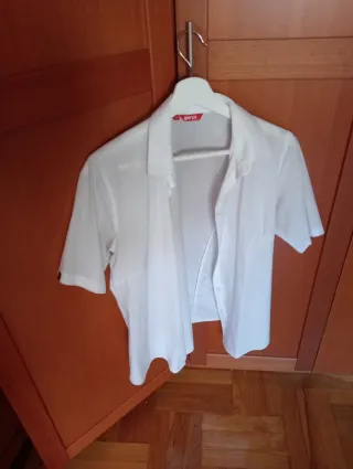 Camisa blanca Gorys manga corta