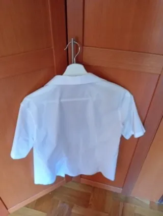 Camisa blanca Gorys manga corta