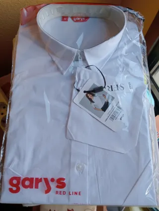 Camisa blanca Gorys manga corta