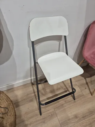 Taburete alto plegable