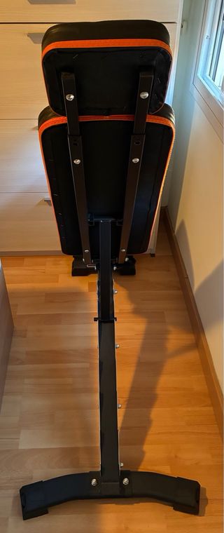 Banco de pesas ajustable plegable