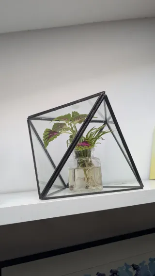 Terrario Geométrico Cristal