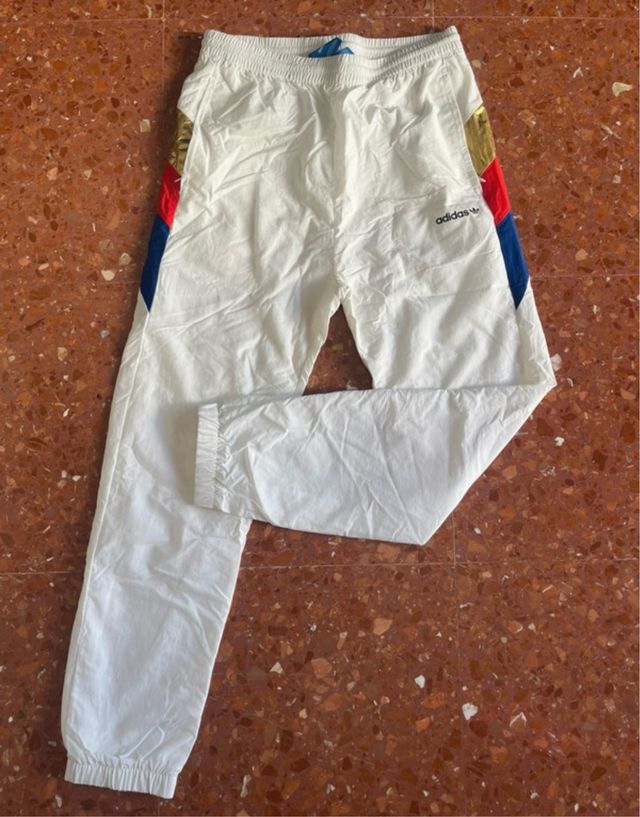 Pantalón Adidas Blanco Multicolor