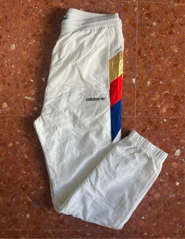 Pantalón Adidas Blanco Multicolor