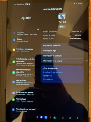Samsung Galaxy Tab A8 Negro