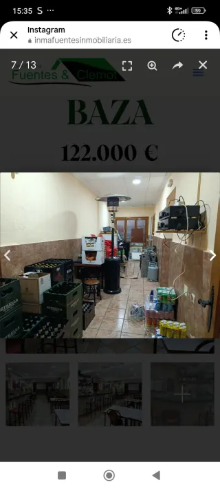 Se vende bar en pleno centro