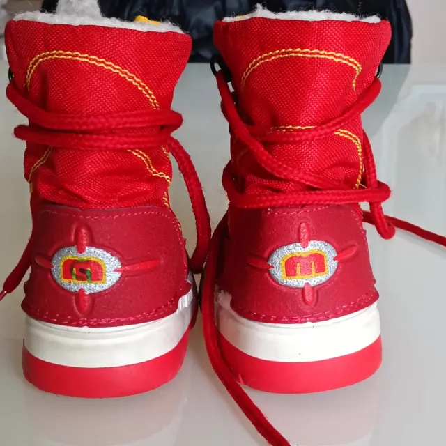 Stivaletti Luis bimbo/a tg 25 rossi gialli