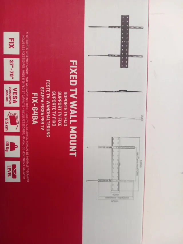 Soporte TV Fijo FONESTAR