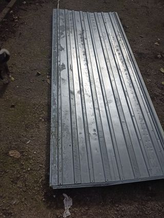 Puerta corredera blanca interior