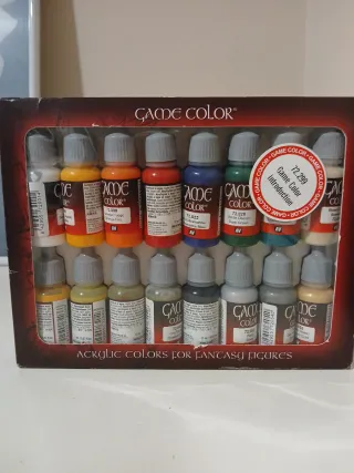 Set Pinturas Game Color Fantasy Figures