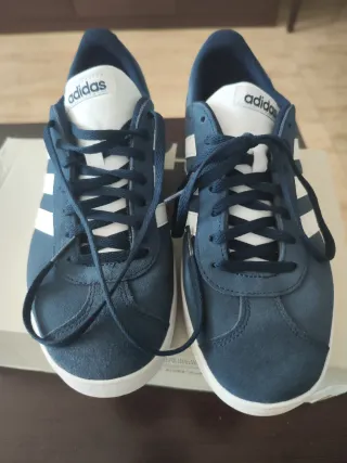 Zapatillas Adidas VL Court 2.0 Azul/Blanco