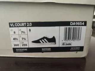 Zapatillas Adidas VL Court 2.0 Azul/Blanco