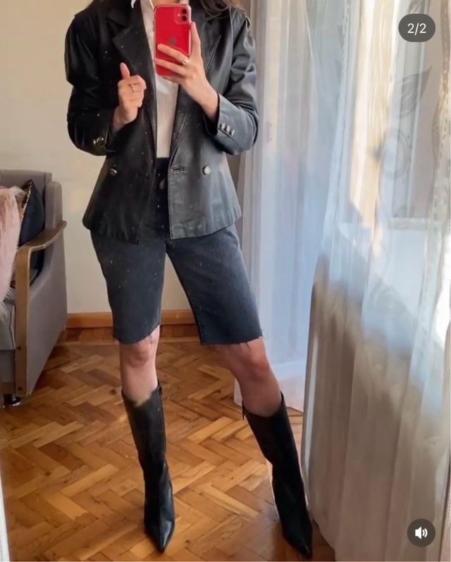 Botas Nuevas de Piel Negra - Diseño Estiloso y Tac