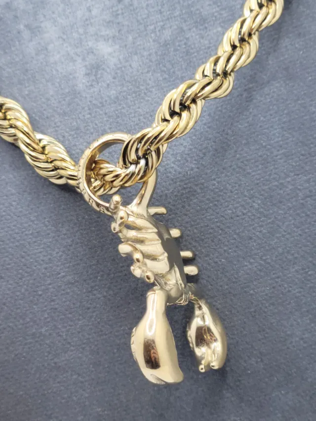 Collar Escorpión Dorado