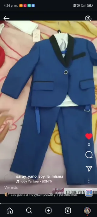Traje de chaqueta azul marino para niños
