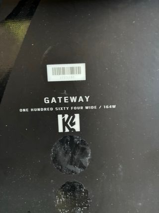 Tabla Snowboard K2 Gateway 164 con fijaciones