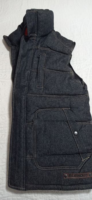 Chaleco acolchado vaquero BLEND Talla S
