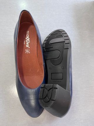Zapatos de piel Morxiva azul talla 40