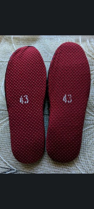 Pantofole ciabatte uomo con custodia - nuove