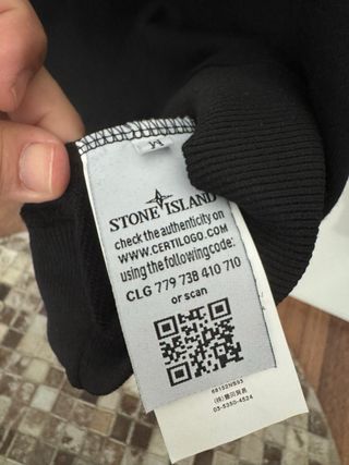 Sudadera Stone Island Negra Talla M