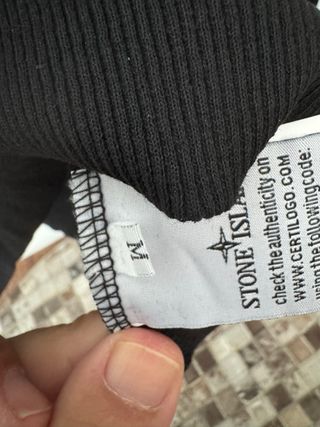 Sudadera Stone Island Negra Talla M