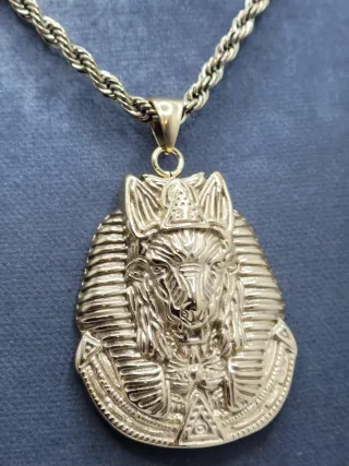 Collar Acero Quirúrgico Faraón Anubis