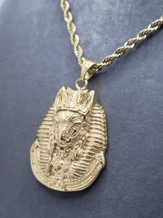 Collar Acero Quirúrgico Faraón Anubis