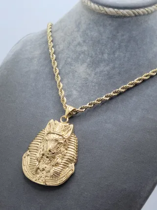 Collar Acero Quirúrgico Faraón Anubis