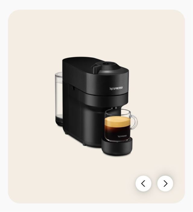 Cafetera Nespresso Vertuo Pop Negra