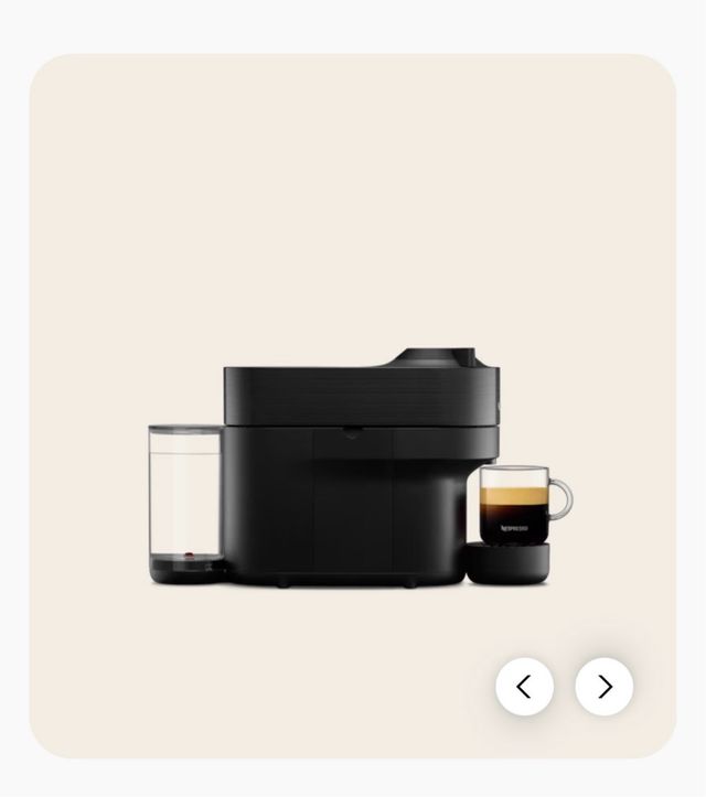 Cafetera Nespresso Vertuo Pop Negra