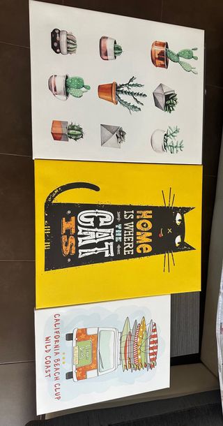 3 Quadri Decorativi Moderni