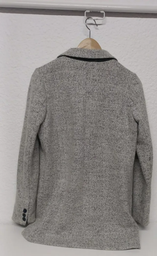 Abrigo Pull&Bear Gris Talla S
