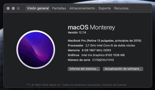 MacBook Pro Retina 13” 2015 Plata
