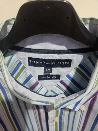 Camicia Tommy Hilfiger uomo L righe colorate