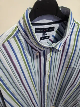 Camicia Tommy Hilfiger uomo L righe colorate