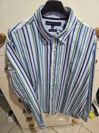 Camicia Tommy Hilfiger uomo L righe colorate