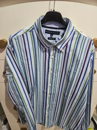 Camicia Tommy Hilfiger uomo L righe colorate