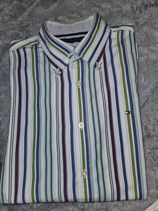 Camicia Tommy Hilfiger uomo L righe colorate