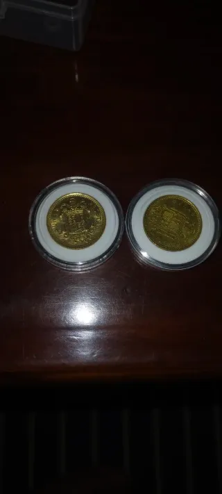 4 monedas de franco