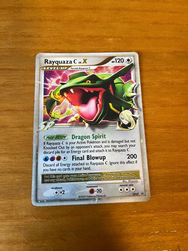 Rayquaza C Lv X DP47 Promo Carta Pokémon