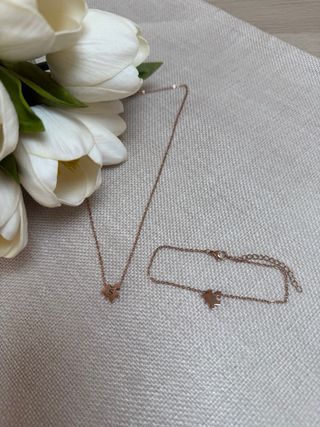 Conjunto gargantilla y pulsera puzzle
