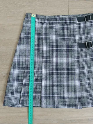 Falda cuadros mujer
