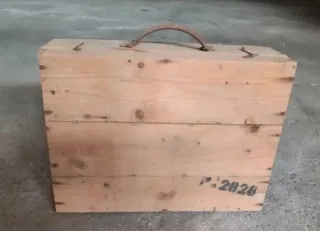 Maleta de madera principios SXX