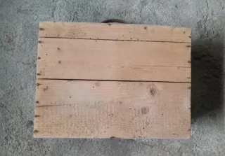 Maleta de madera principios SXX