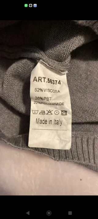 Maglione grigio