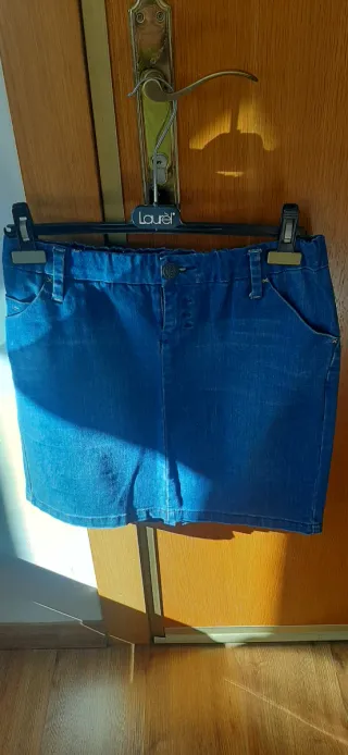 Falda vaquera azul