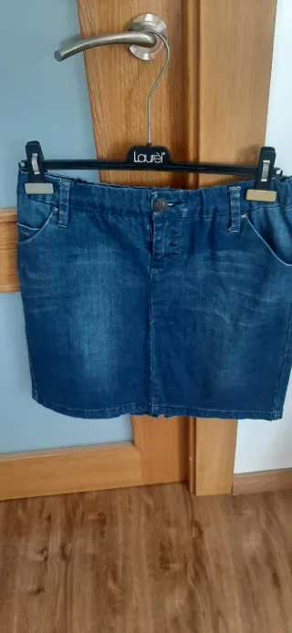 Falda vaquera azul