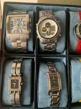 Relojes Paul Versan (2) - Rojo y Amarillo