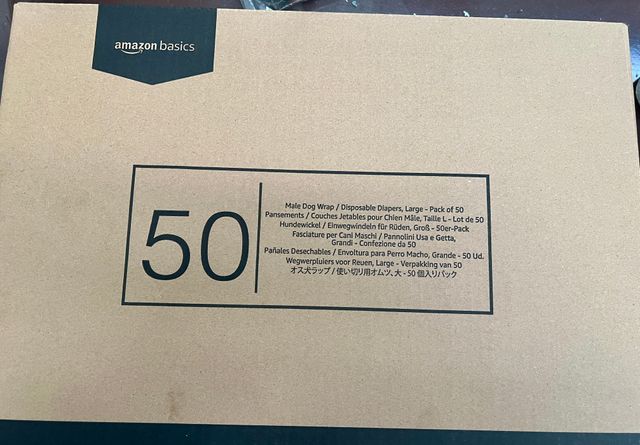 Pañales para perros grandes Talla L