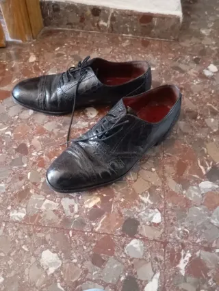 Zapatos de vestir cuero hombre T.43.5